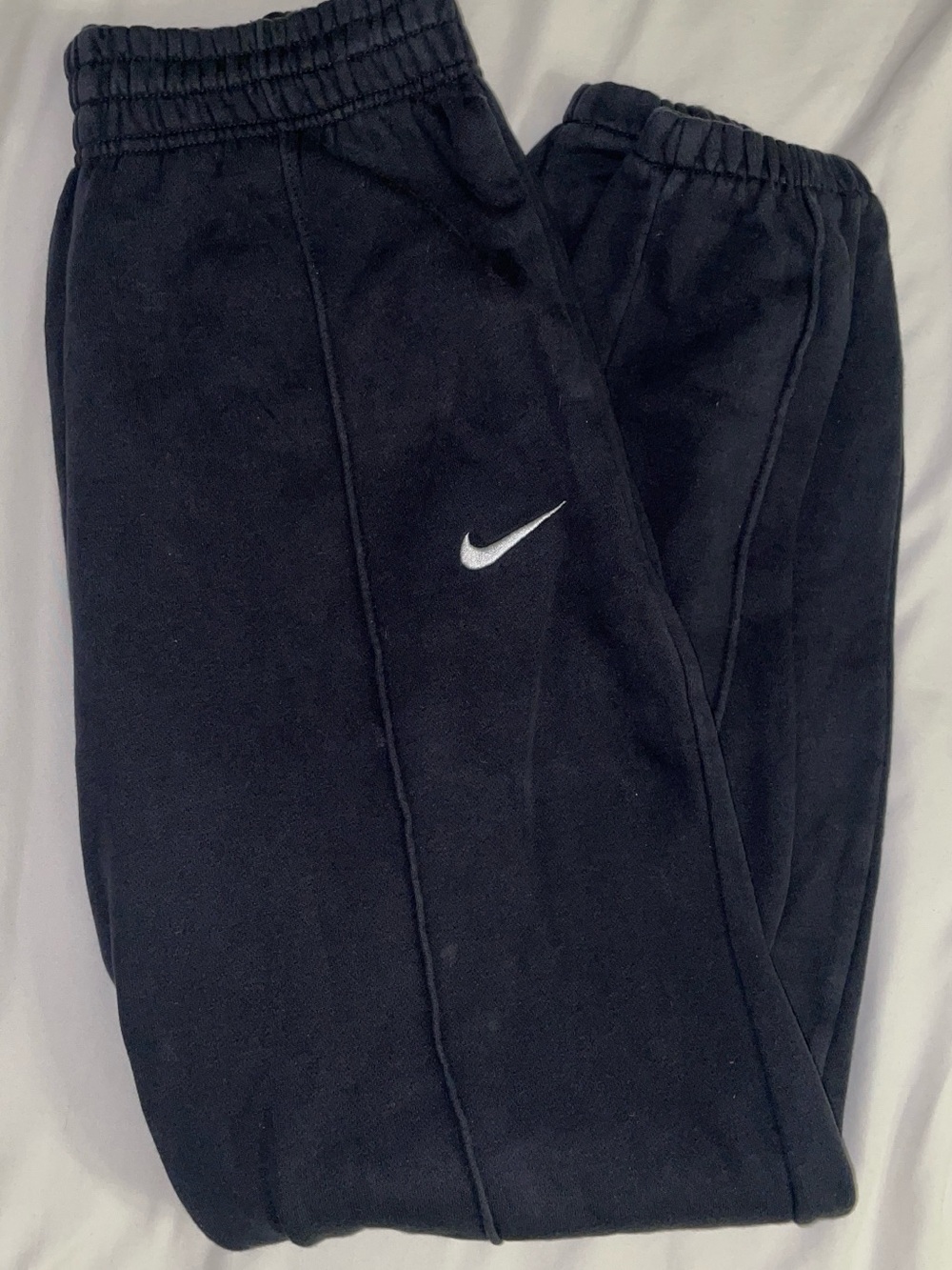Nike Black Oversized Women’s Sweatpants with Seams